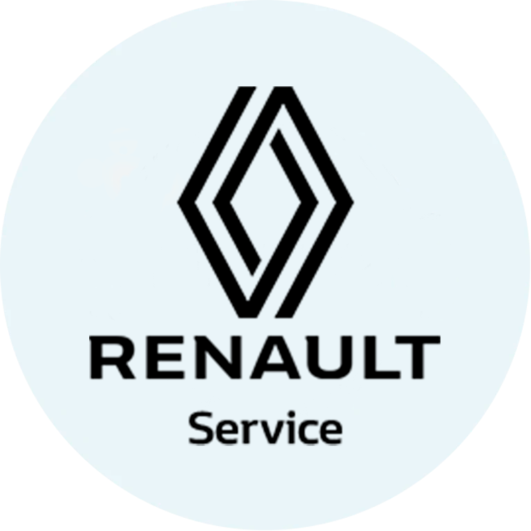 Renault Service I Blaa Cirkel